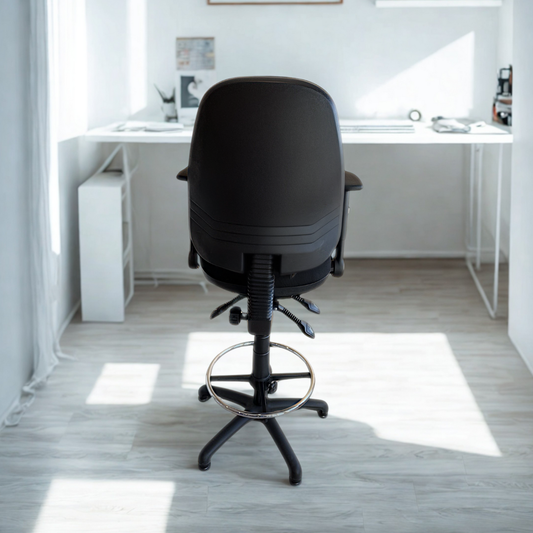 Juno Max Draughtsman Chair with Seat Slide and Seat Tilt and Lumbar Support