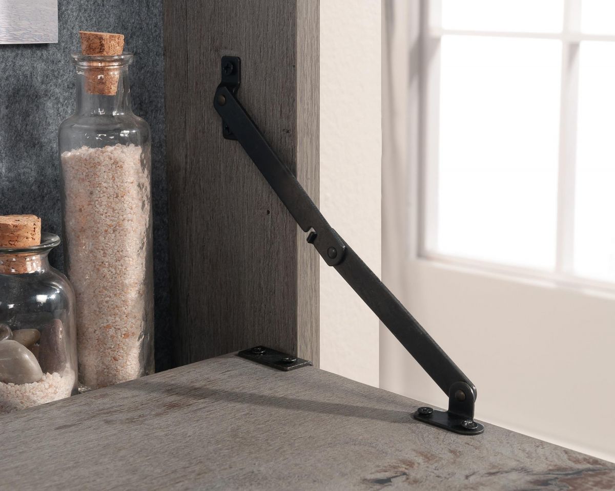 Avon Leather Handled Wall Desk