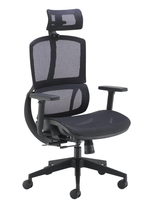 Alto Ergonomic Office Chair in black.