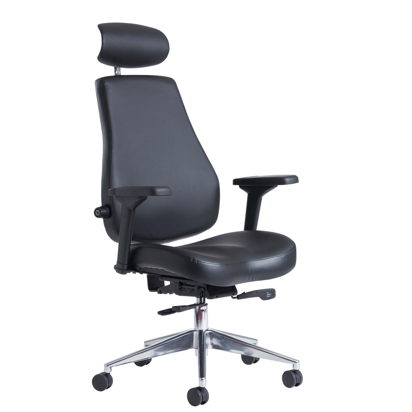 Franklin High Back 24 Hour Task Chair in black against a white background.