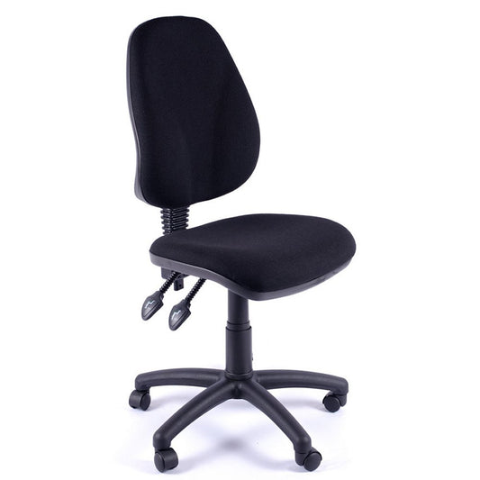 Juno High Back Office Chair in black.