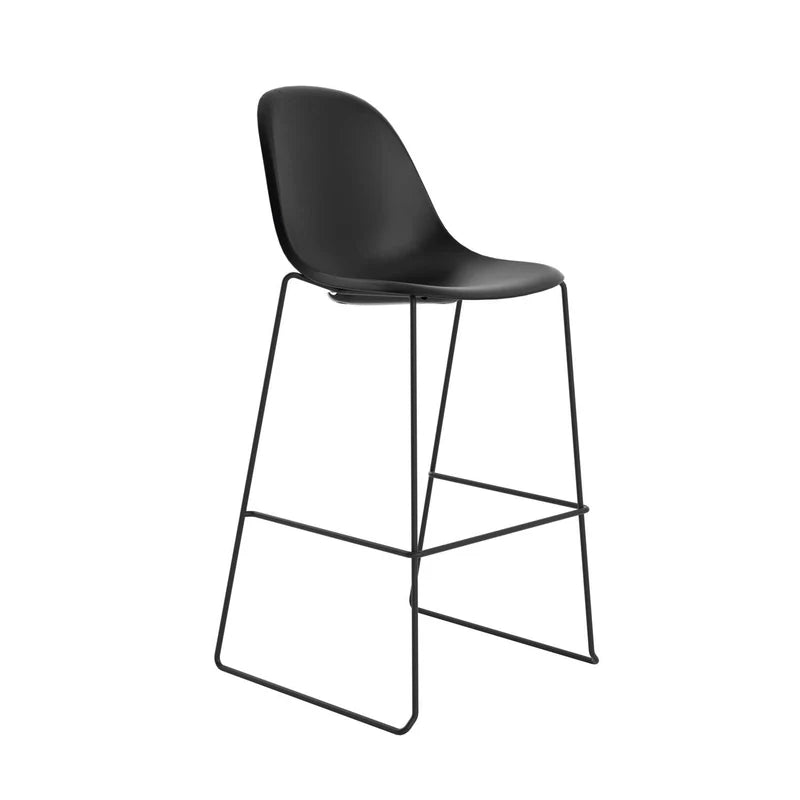 Lizzie High Stool in black