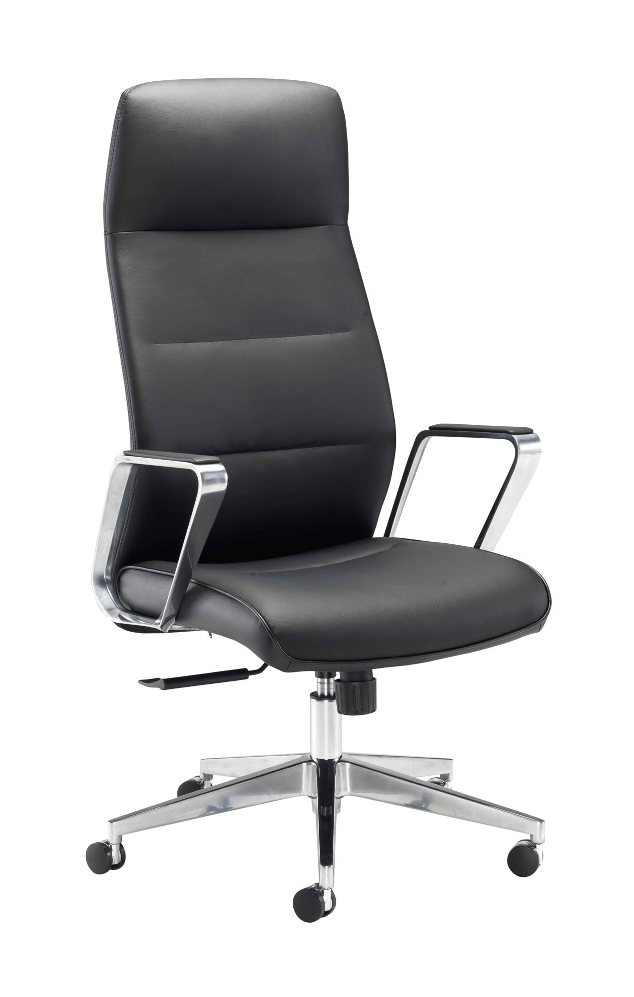 Pallas Leather Executive Office Chair in black.