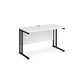 Maestro 25 straight desk - 600mm Deep