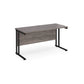 Maestro 25 straight desk - 600mm Deep