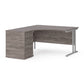 Maestro 25 left hand desk with pedestal