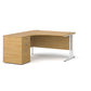 Maestro 25 left hand desk with pedestal