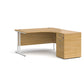 Maestro 25 Right Hand Desk with Pedestal