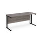 Maestro 25 straight desk - 600mm Deep