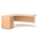 Maestro 25 left hand desk with pedestal