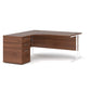 Maestro 25 left hand desk with pedestal