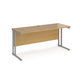 Maestro 25 straight desk - 600mm Deep