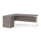 Maestro 25 left hand desk with pedestal