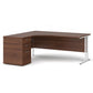 Maestro 25 left hand desk with pedestal