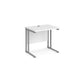 Maestro 25 straight desk - 600mm Deep