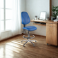 Chrome High Back Vinyl Draughtsman Chair | Chilli Seating