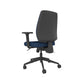 Cappela Agility High Back Posture Chair Blue Back Quarter