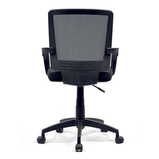 Beta - Mesh Chair with Waterfall Back, Upholstered Seat, and Ergonomic Design