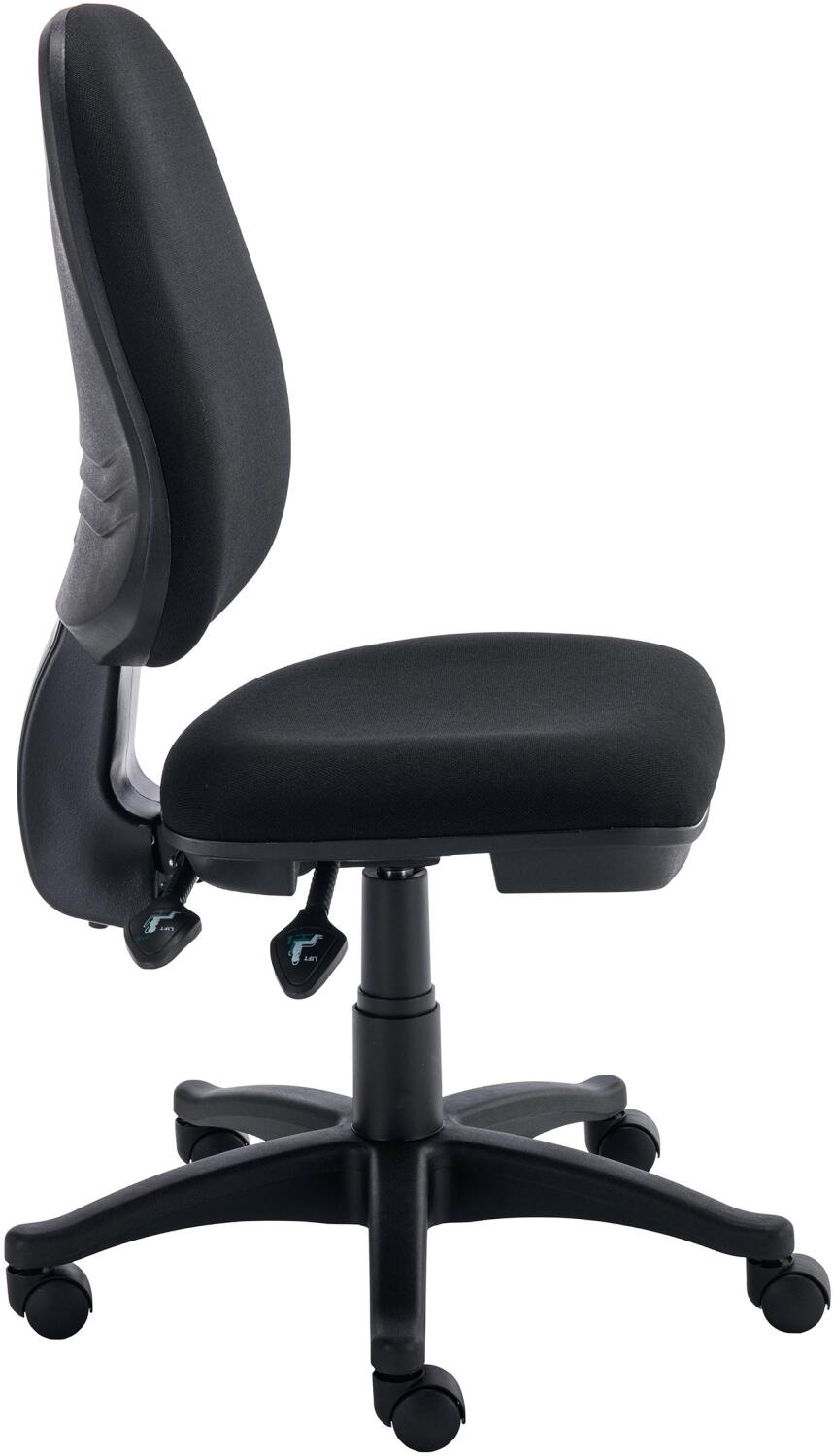 Versi 2 Lever Operators Chair Black Side
