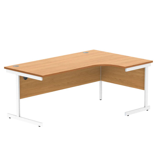 Core Right Hand Corner Desk with Steel Single Upright Cantilever Frame