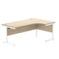 Core Right Hand Corner Desk with Steel Single Upright Cantilever Frame