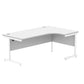 Core Right Hand Corner Desk with Steel Single Upright Cantilever Frame