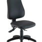 Calypso Ergo 2 Lever Office Chair With Lumbar Pump in black PU