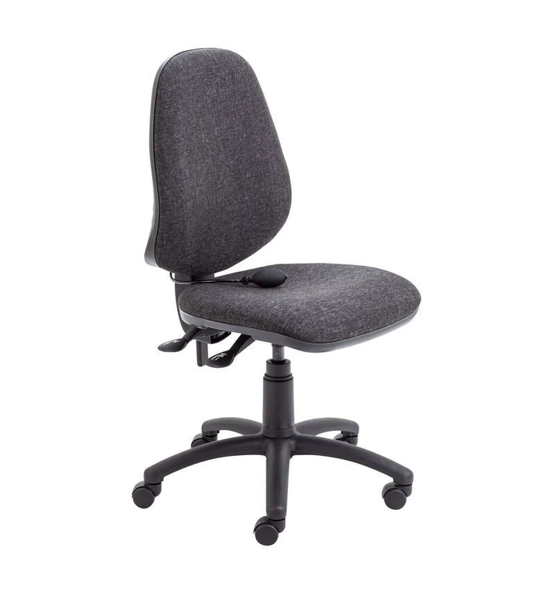 Calypso Ergo 2 Lever Office Chair With Lumbar Pump in charcoal