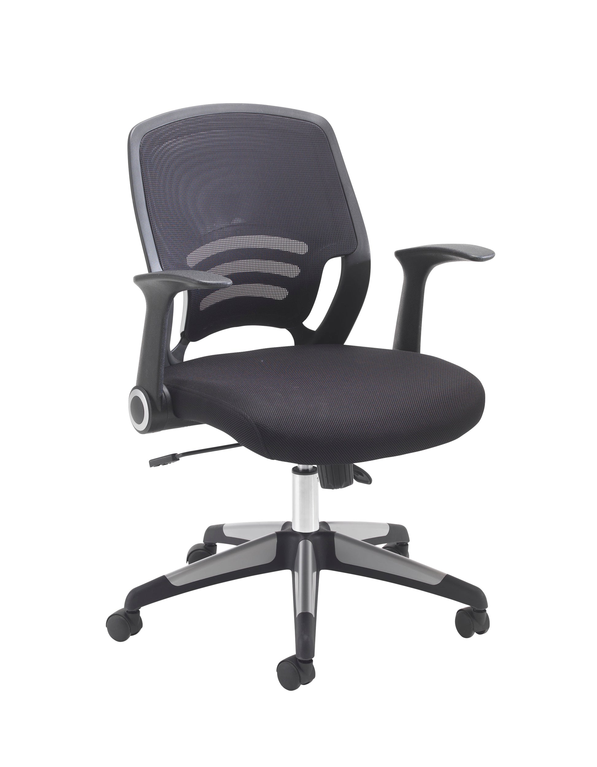 Carbon Office Chair in black mesh.