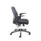 Black office chair on a white background