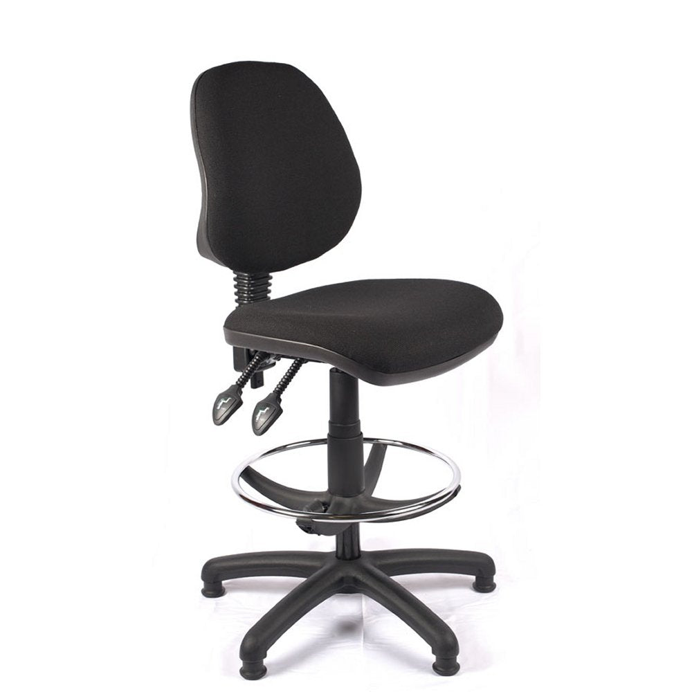 Medium Back Fabric Draughtsman Chair | Chilli Seating