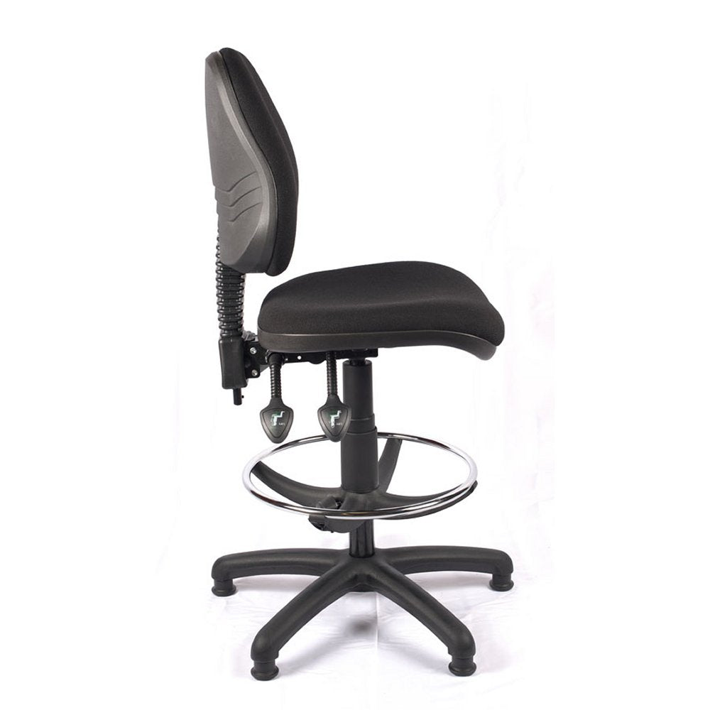 Medium Back Fabric Draughtsman Chair | Chilli Seating