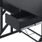 Computer Desk with Display Stand, Keyboard Tray Drawer and Host Box Shelf, Black drawer detail