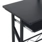Computer Desk with Display Stand, Keyboard Tray Drawer and Host Box Shelf, Black detail