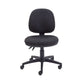 Black office chair on a white background