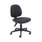 Black office chair on a white background