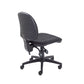 Black office chair on a white background