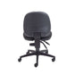 Black office chair on a white background
