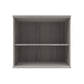 Core Bookcase in grey against a white background