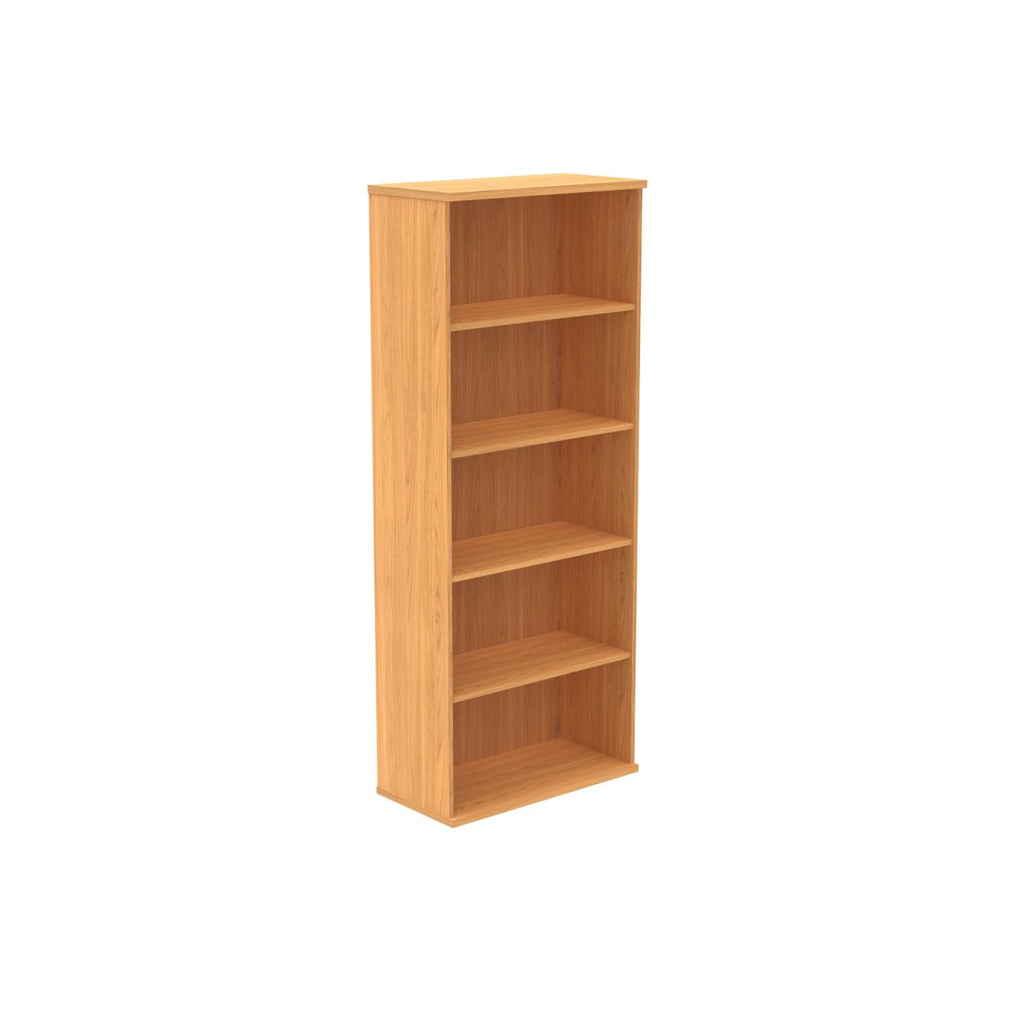 Core Bookcase in oak against a white background