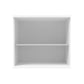 Core Bookcase in white aginst a white background