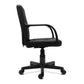 Black office chair on a white background
