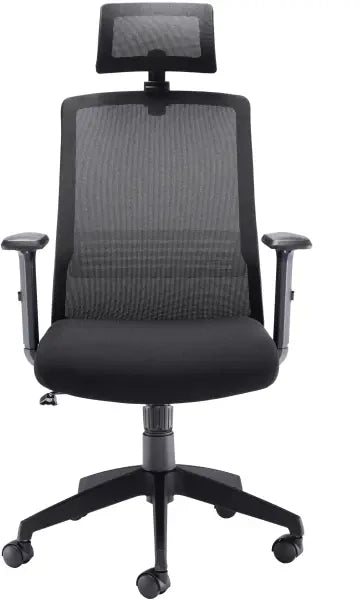 Denali High-Back Office Chair with Headrest front view