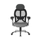  luxury mesh back executive chair is certified for 24 hour use and is packed with features. with a breathable seat pad, contour curved mesh backrest with stylish black and satin back shell,
