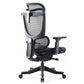 Elise Mesh Back Operator Chair back view. 