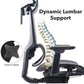 Elise Mesh Back Operator Chair lumbar support.