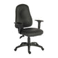 Ergo Comfort PU Chair - 24 Hour Usage in black.