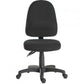Black office chair on a white background