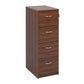 Filing Cabinets in walnut finish.