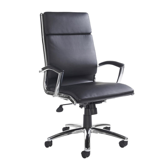 Florence High Back Executive Chair in black.